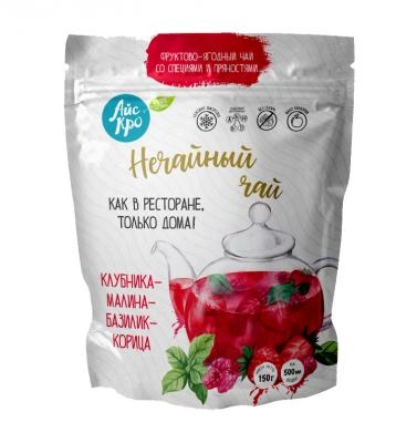 Чайный напиток "Клубника –малина с базиликом" 150г