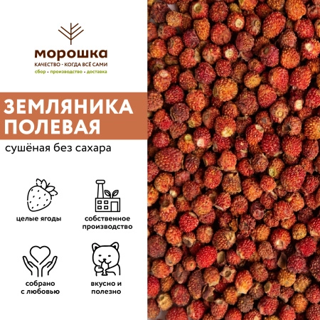 Земляника полевая сушеная б/с, кг