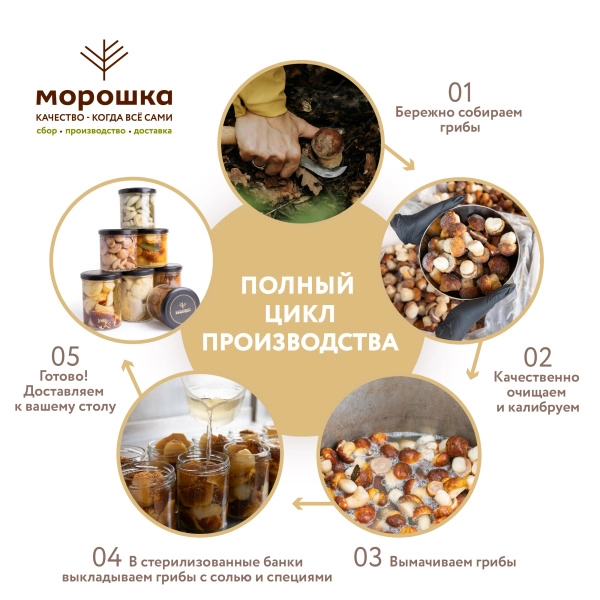 Груздь белый осиновый соленый Экстра х/п (ст/б 0,43 л.)
